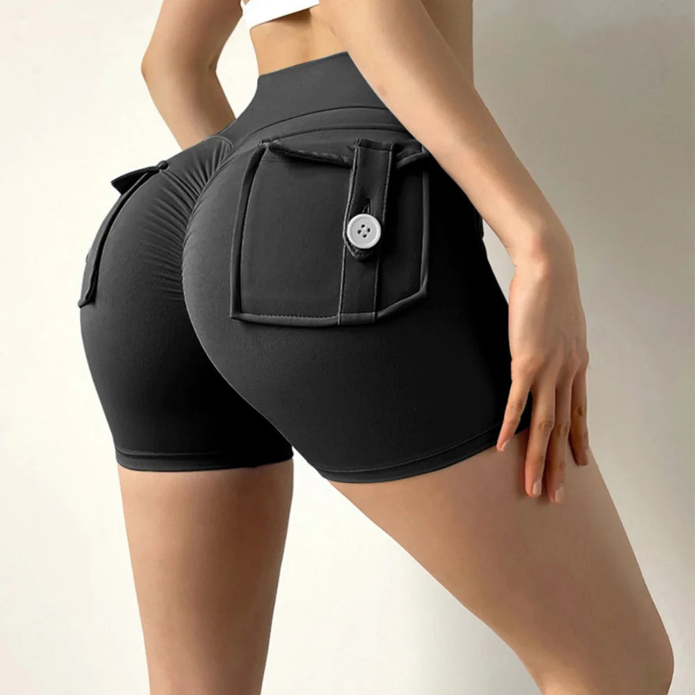 High-Waist Yoga Short Pants