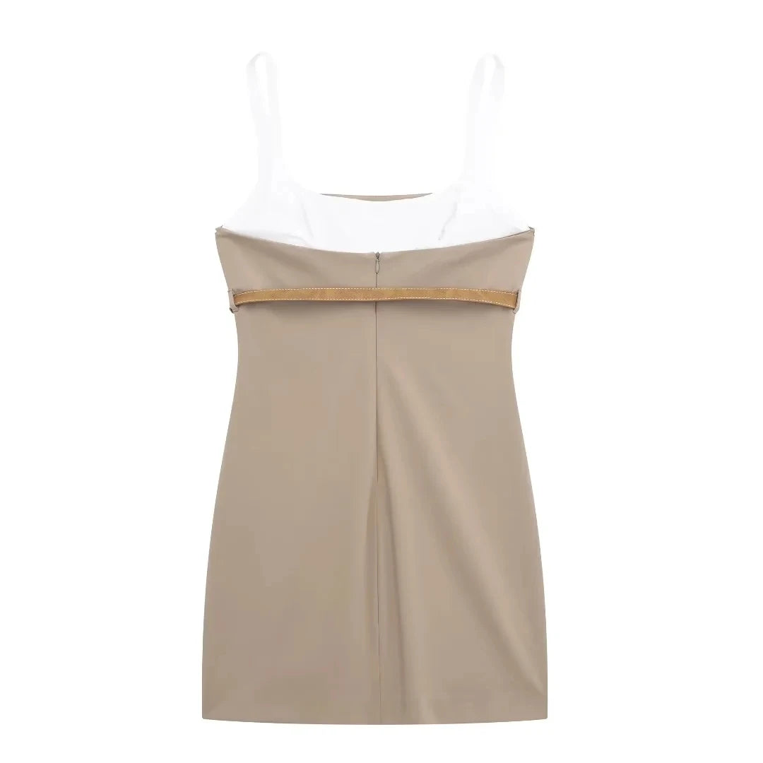 Sleeveless Bodycon Slip Mini Dress