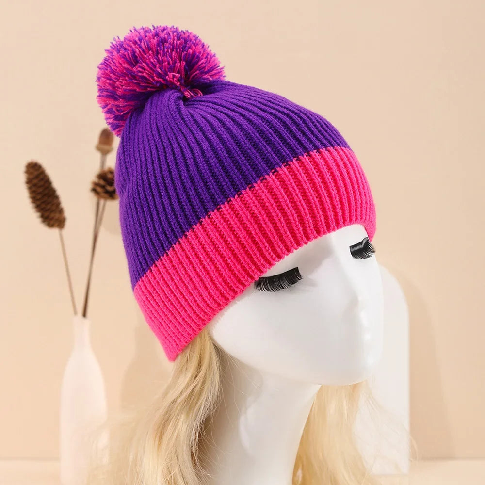 Women's Warm Pom Pom Hat