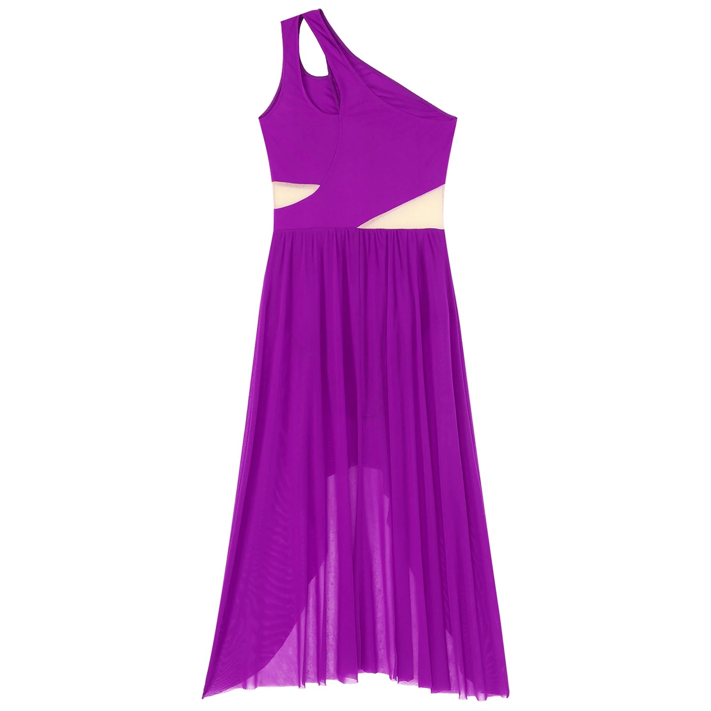 Women Lyrical Dance Costume Sleeveless Rhinestone Ballet Gymnastic Leotard Skirt with Crop Top Set Contemporary Dance Dress