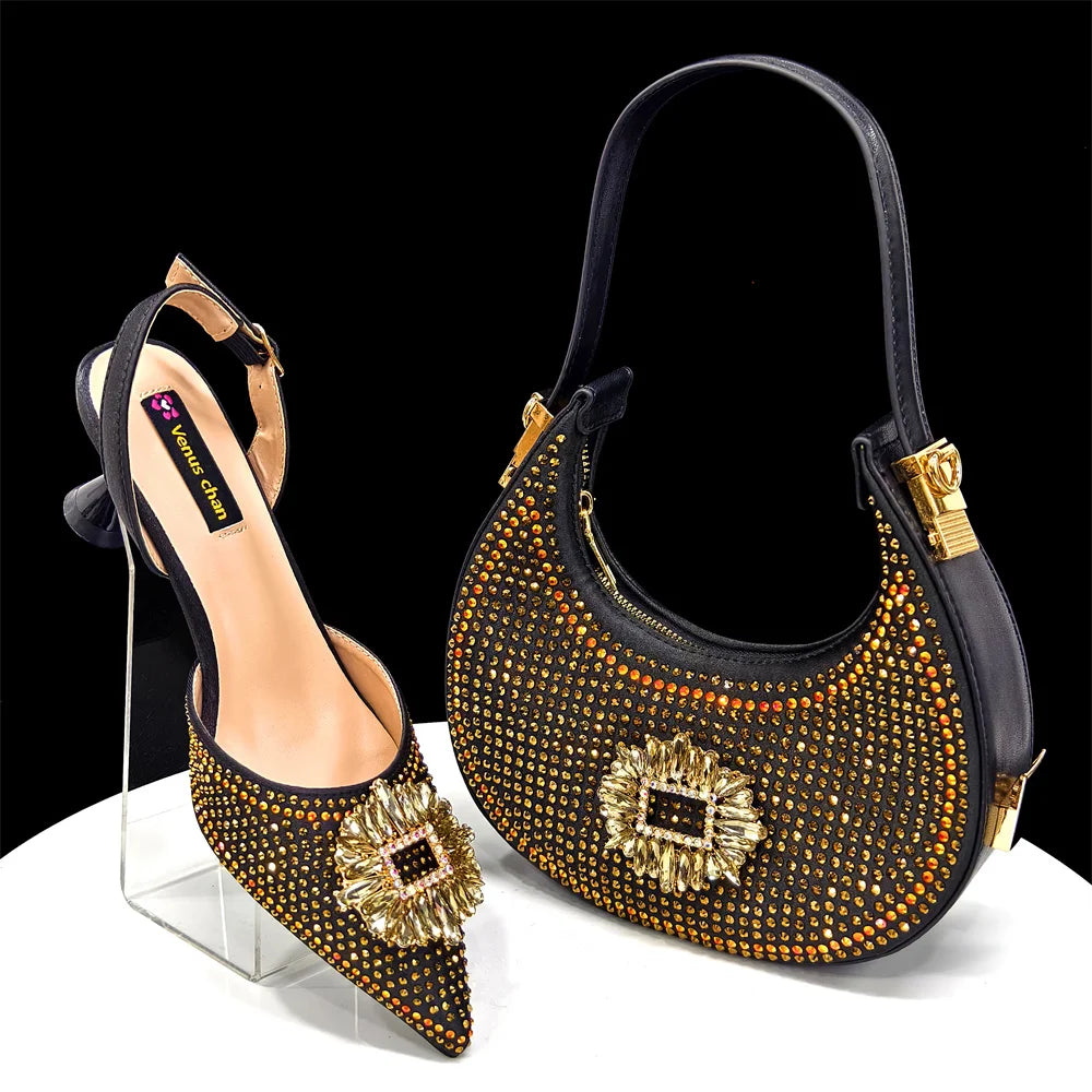Elegant Matching Shoes & Bag Set