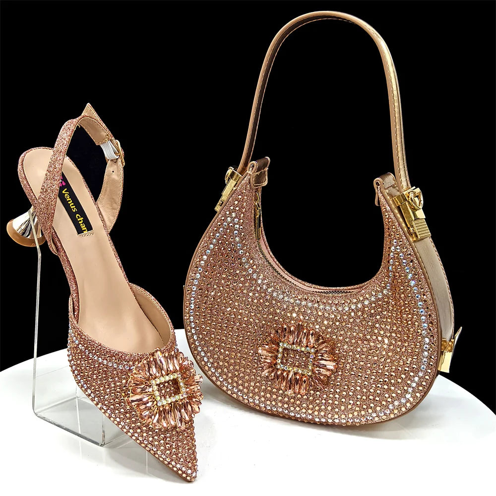Elegant Matching Shoes & Bag Set