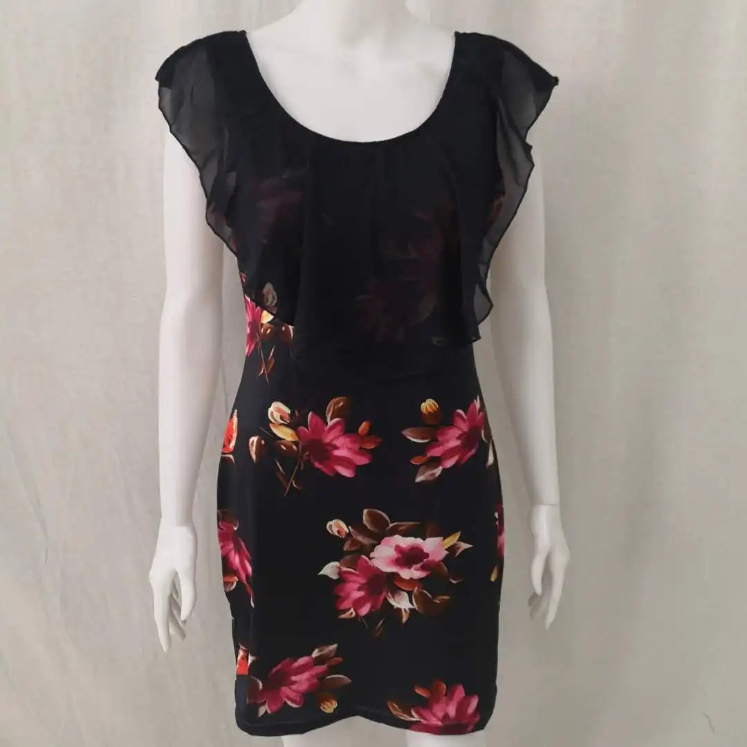 Sexy Printed European & US Style Mini Dress
