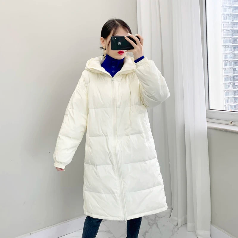 New Loose Thickened Long Parkas Winter Jacket