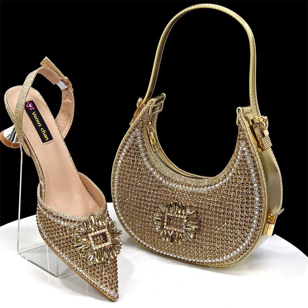 Elegant Matching Shoes & Bag Set