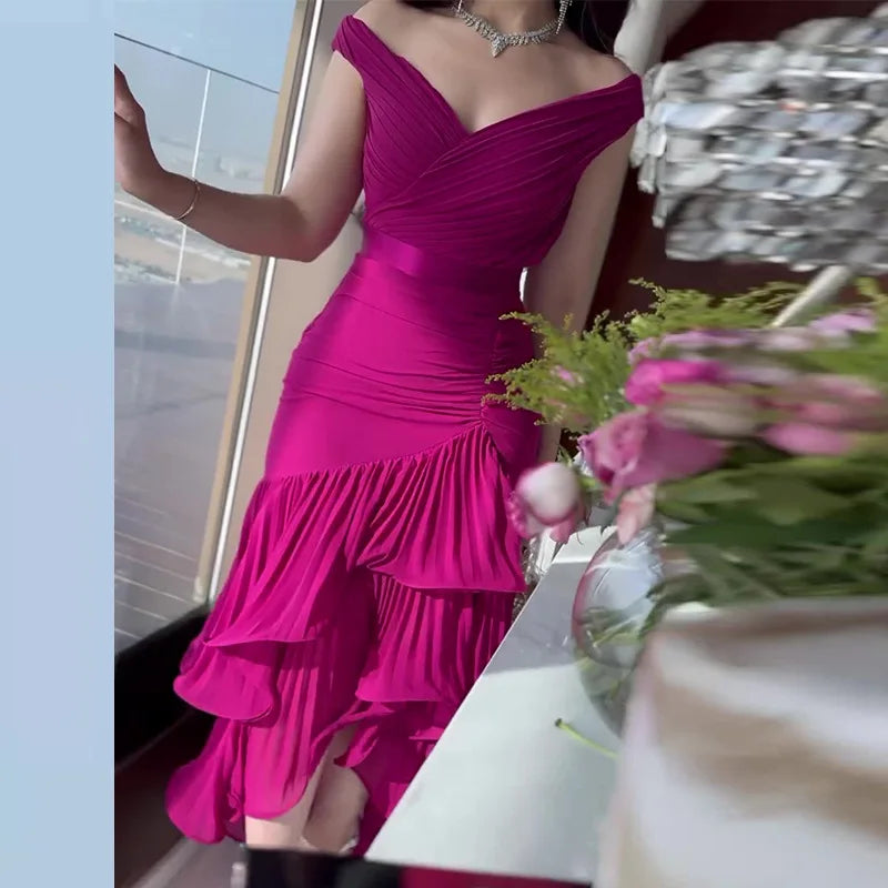 Ruffles Tiered Sleeveless Party