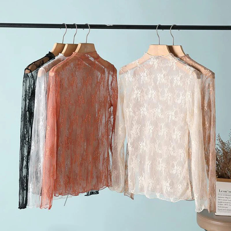 Lace Mesh Top for Women