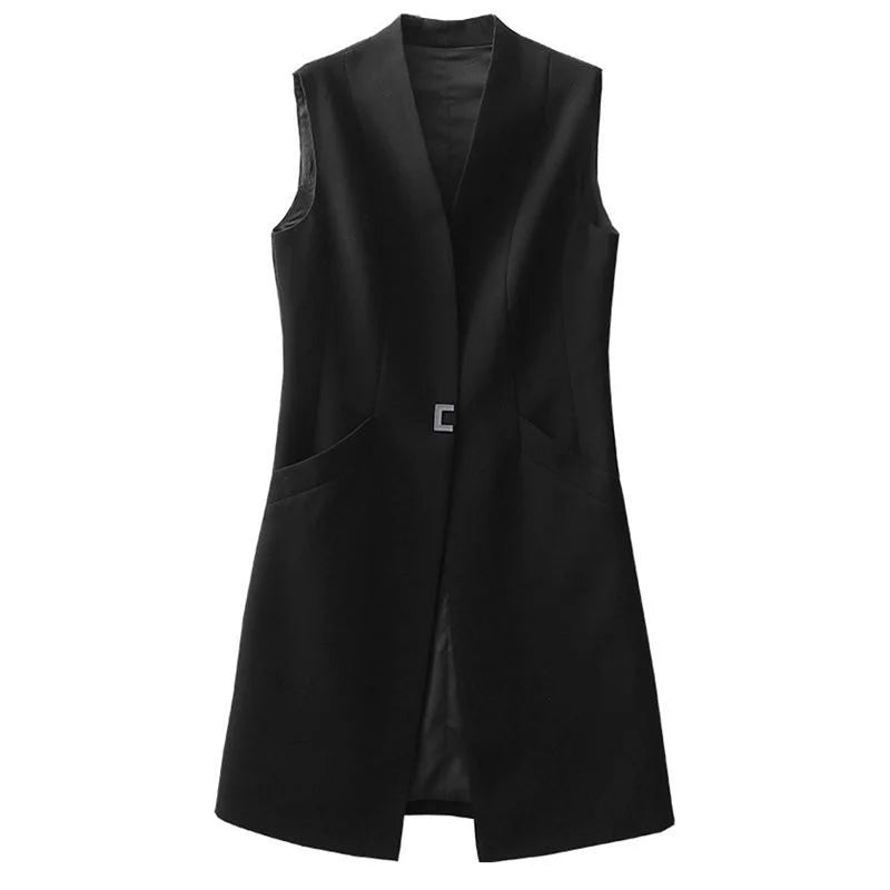 Sleeveless Blazer Jacket For Women