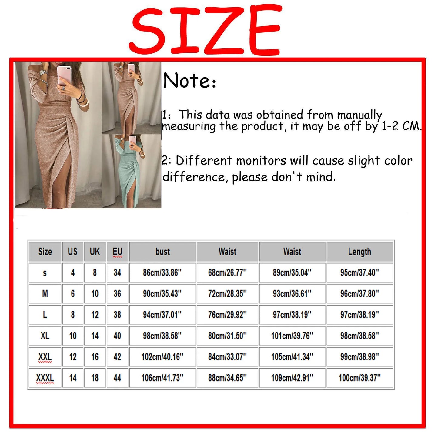 Long Sleeve Strapless High-Slit Tight Party Dress