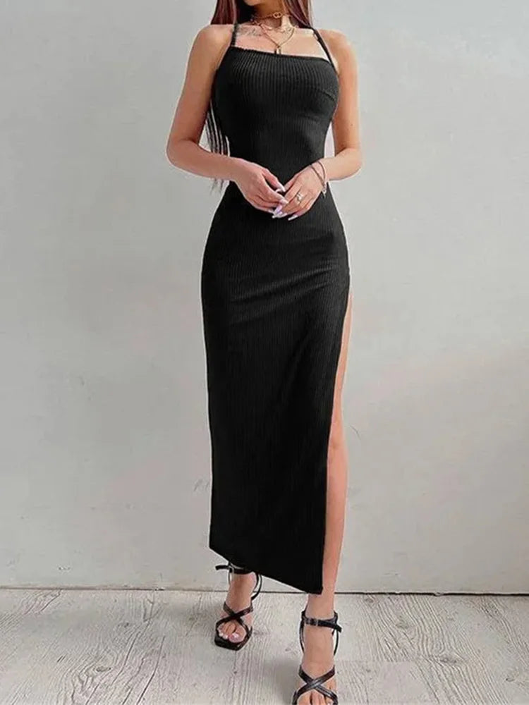 Sleeveless Bodycon Midi Dress
