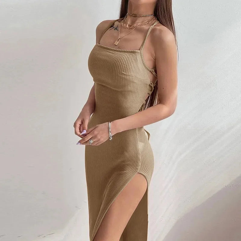 Sleeveless Bodycon Midi Dress