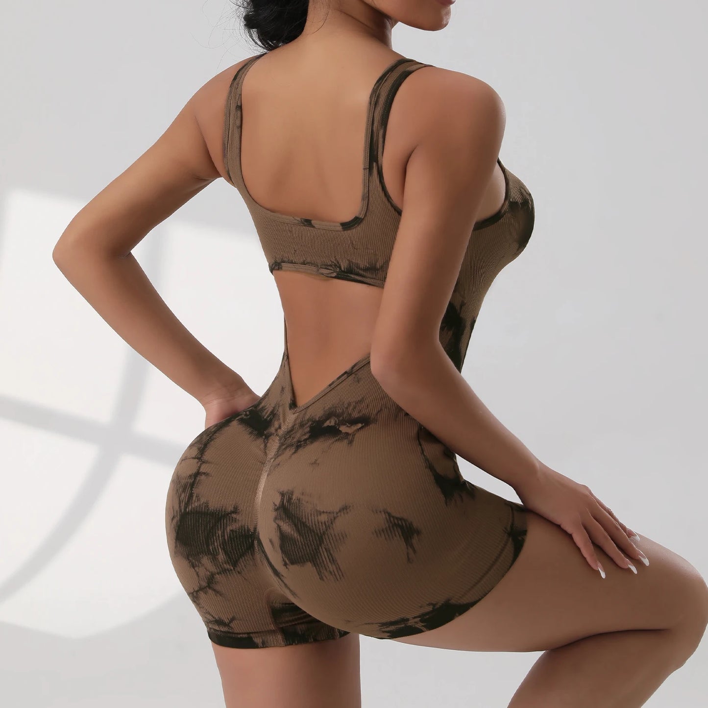 Cut-Out Fitness Jumpsuit