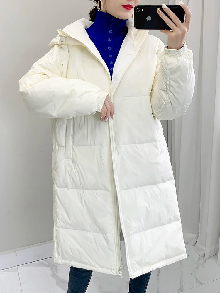 New Loose Thickened Long Parkas Winter Jacket