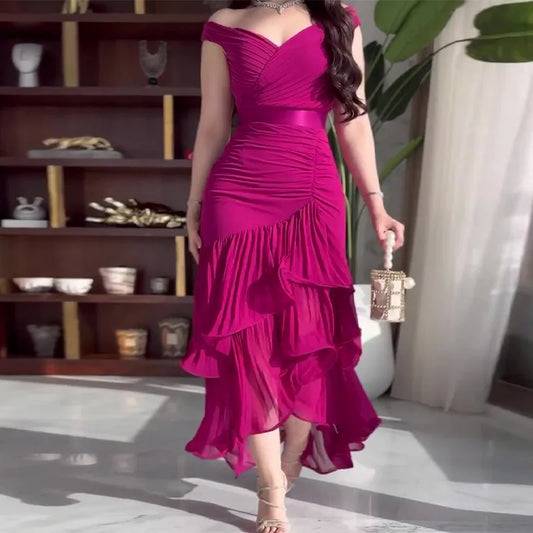 Ruffles Tiered Sleeveless Party