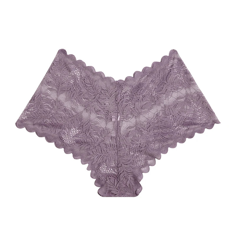 Low-Waist  Lace Hollow-Out Panties