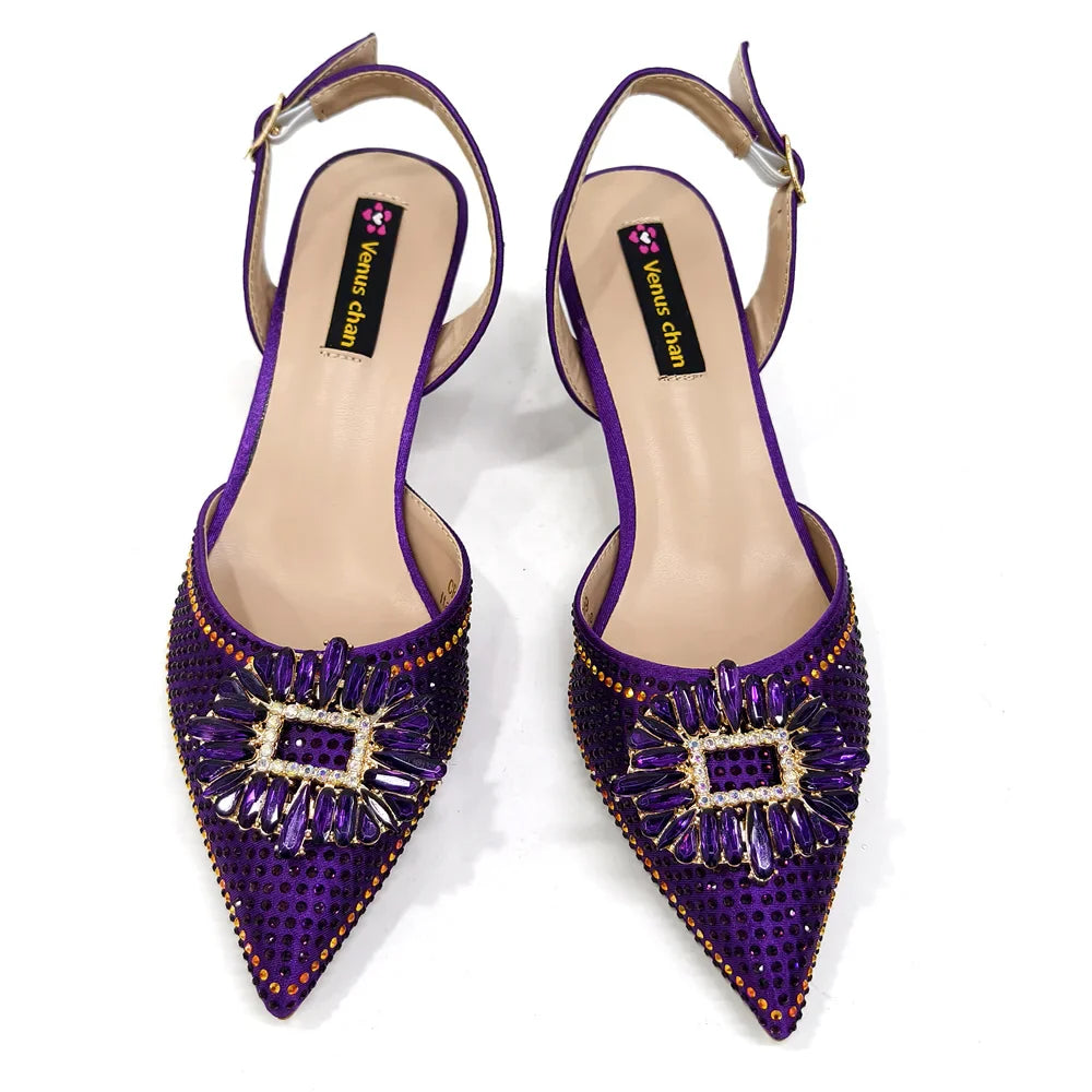 Elegant Matching Shoes & Bag Set