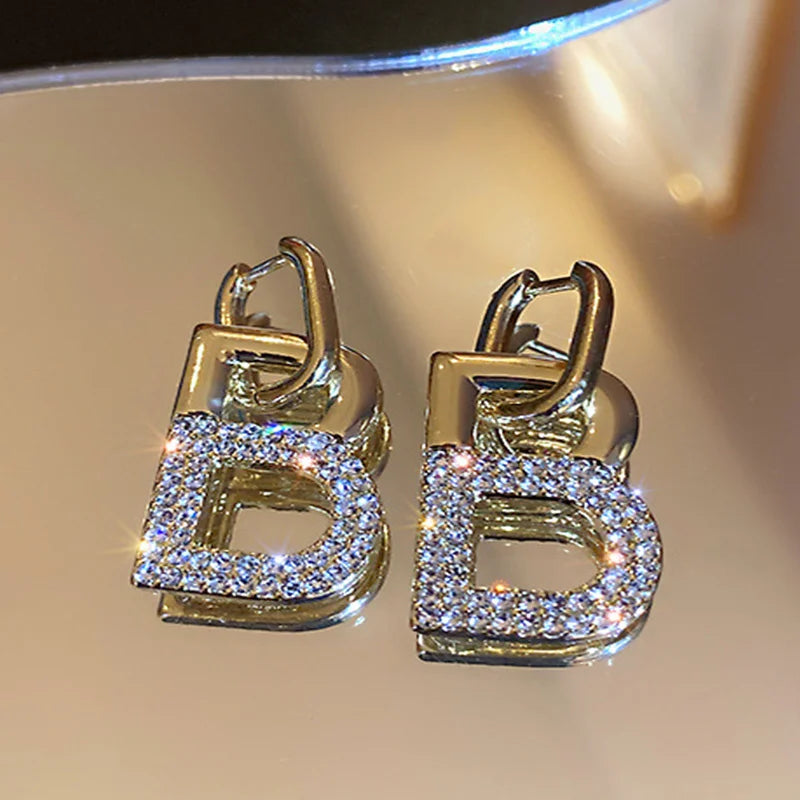 Popular Letter B Drop Earrings For Women