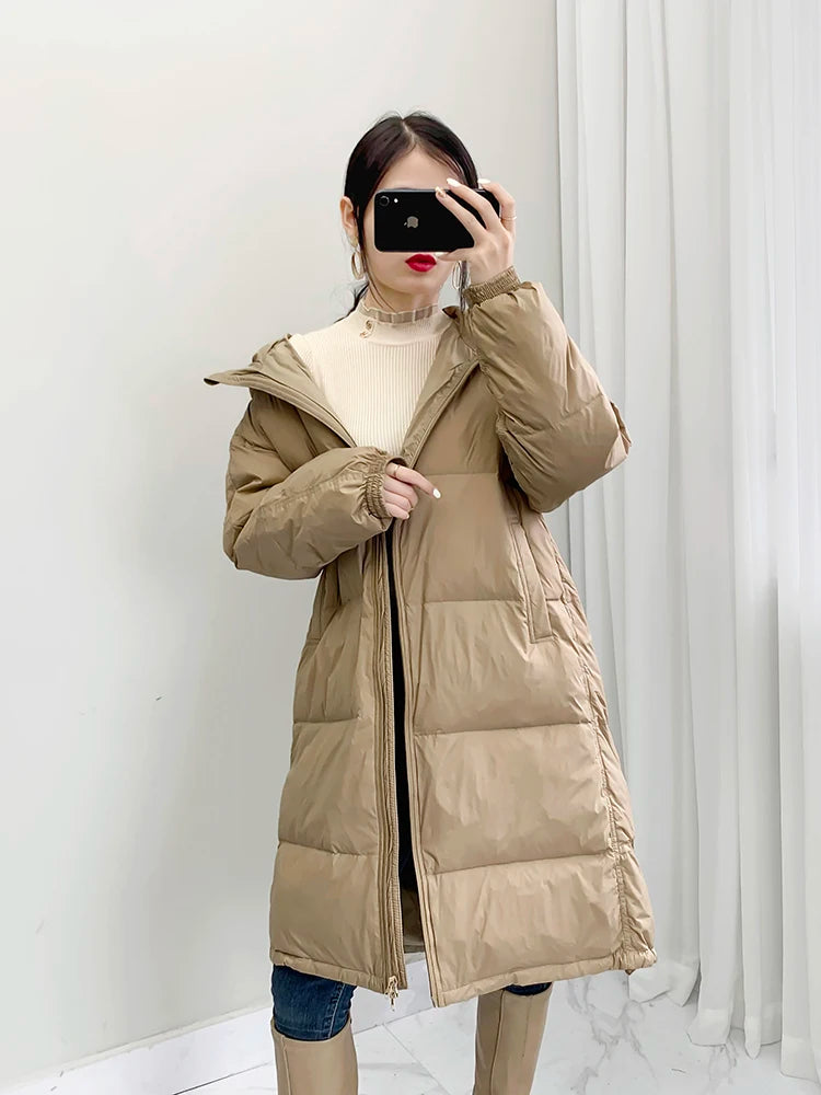 New Loose Thickened Long Parkas Winter Jacket