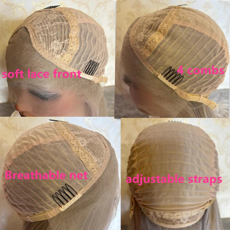 Ash Brown Mixed With Dirty Blonde Wig