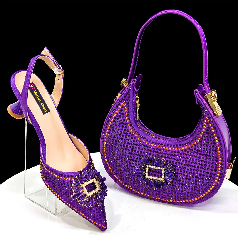 Elegant Matching Shoes & Bag Set