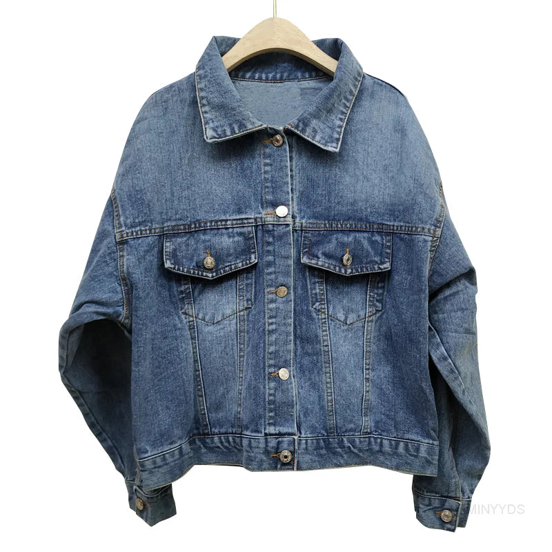 Floral Boho Denim Jacket For Women