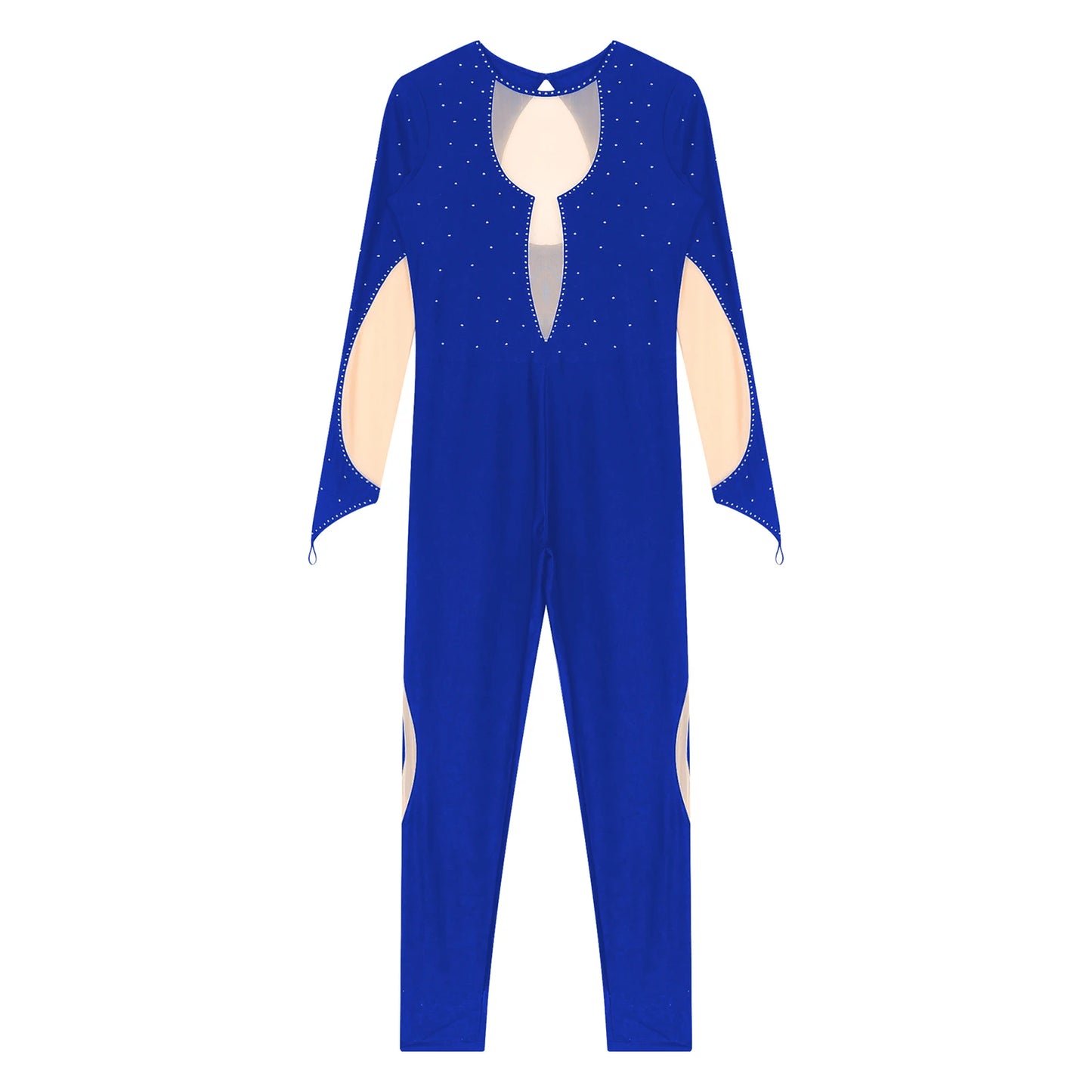 Rhinestones Ballet Dance/Gymnastics Jumpsuit