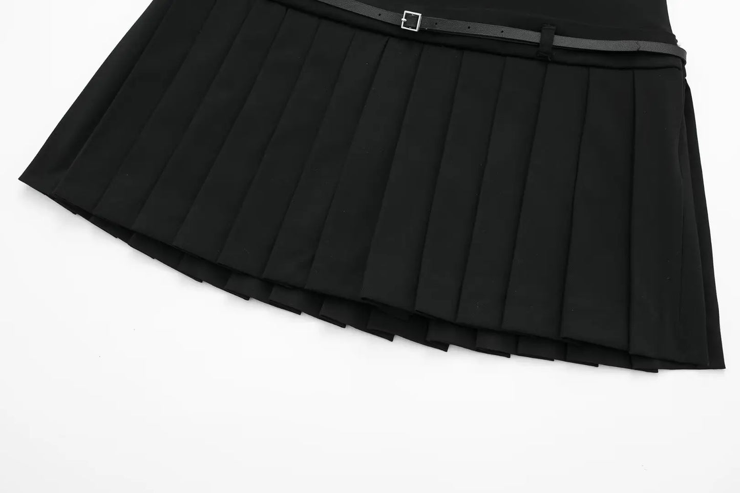 Streetwear Pleated Mini Skirt