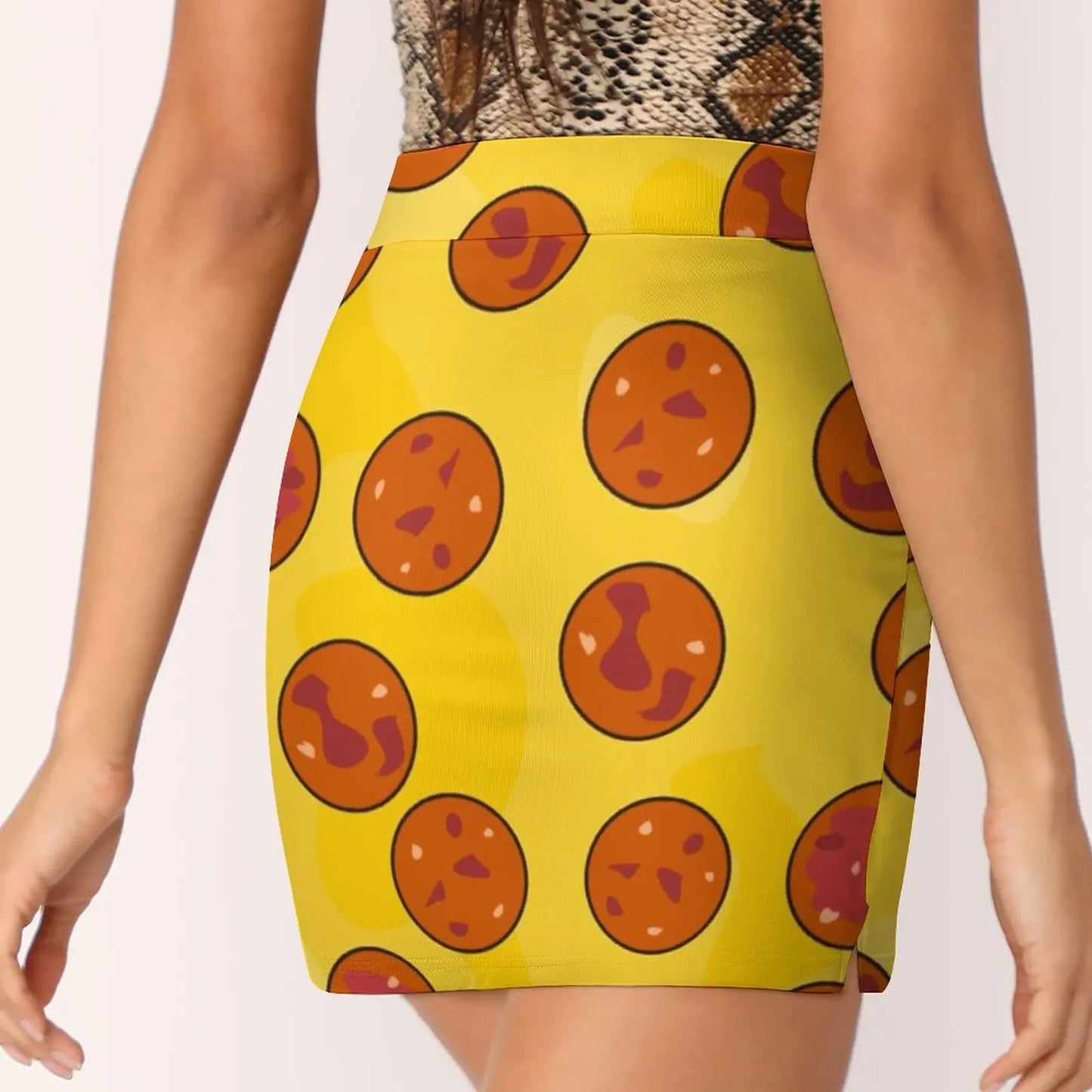 Pepperoni Pizza Sports Lining Skirt