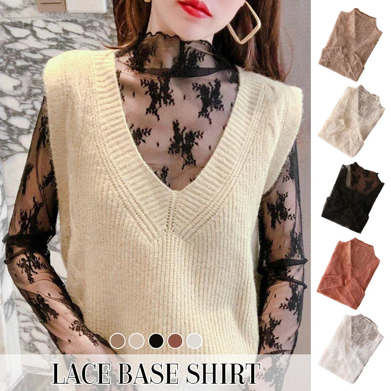 Lace Mesh Top for Women