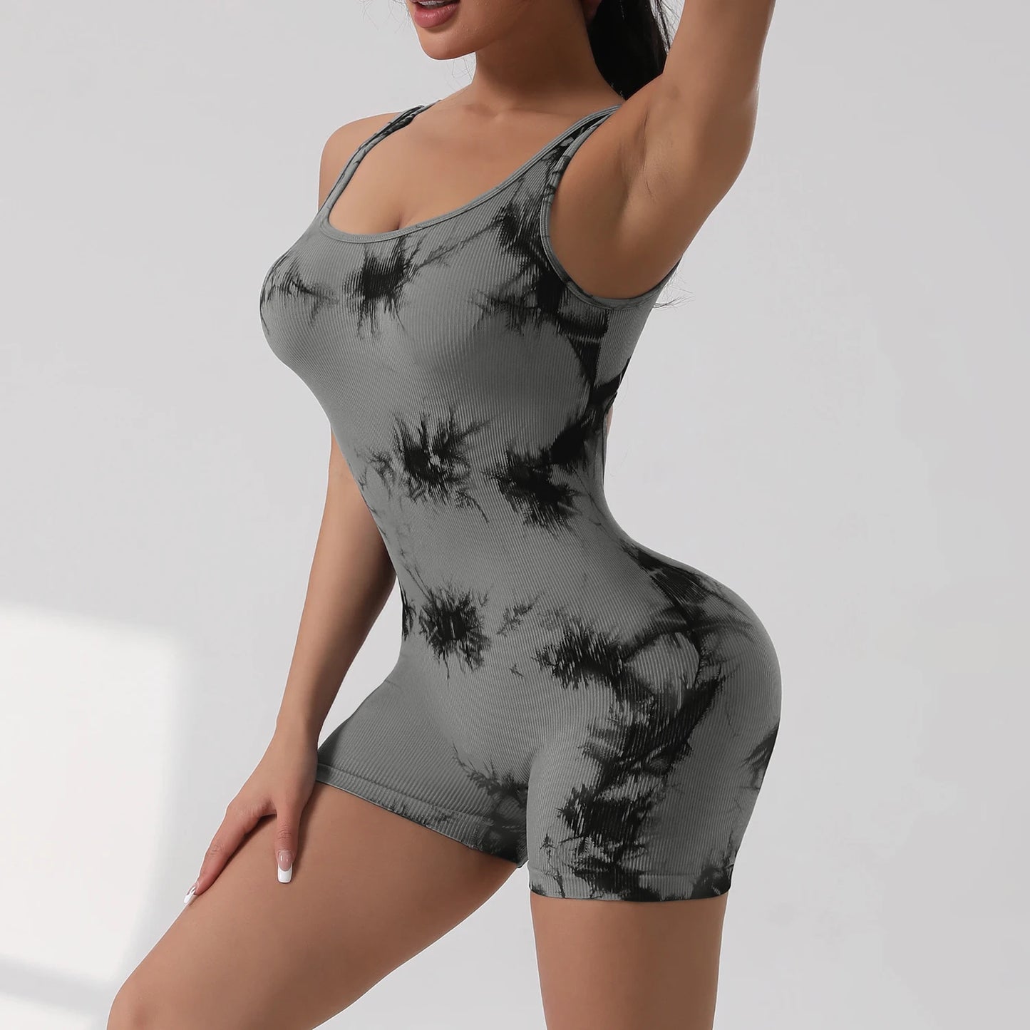 Cut-Out Fitness Jumpsuit