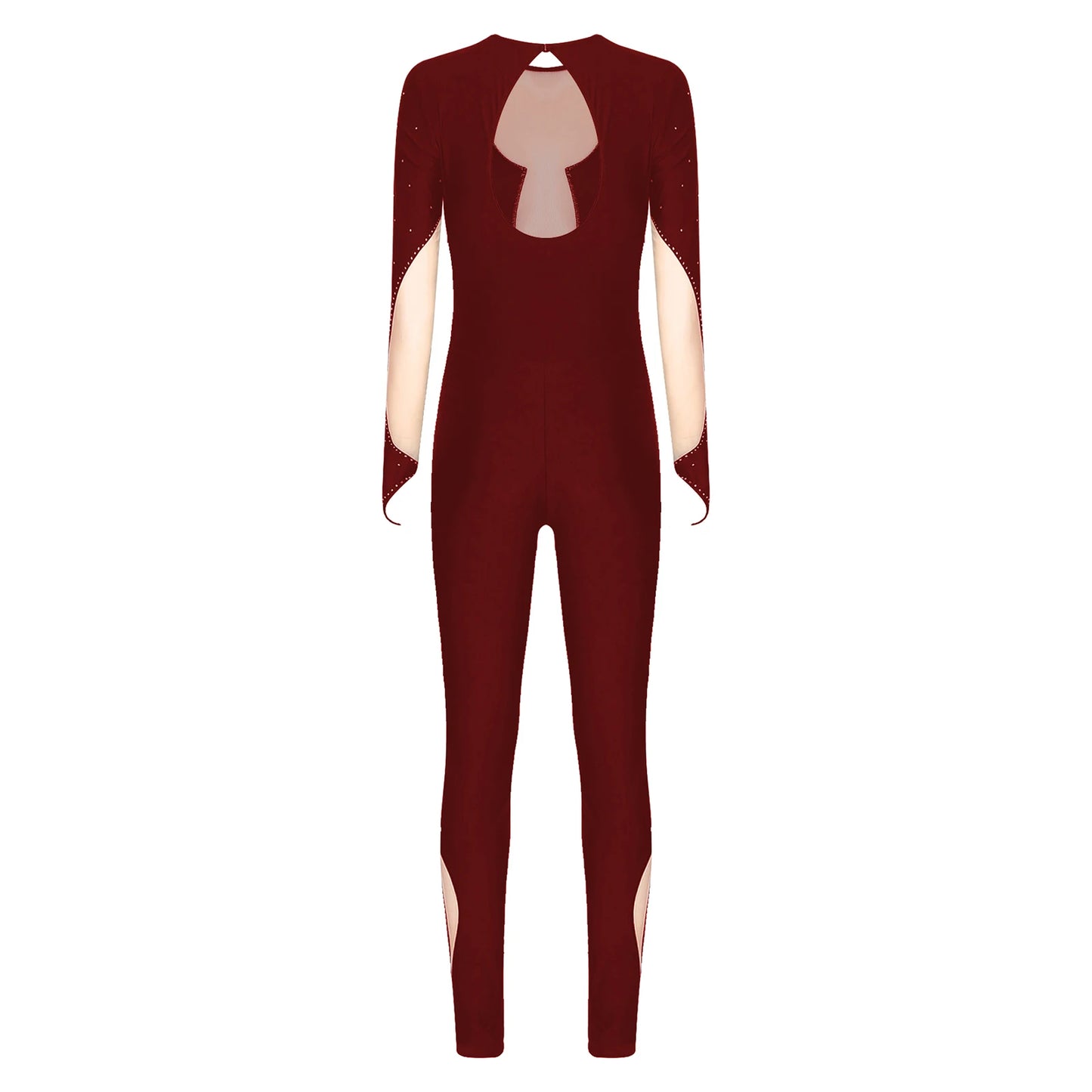 Rhinestones Ballet Dance/Gymnastics Jumpsuit
