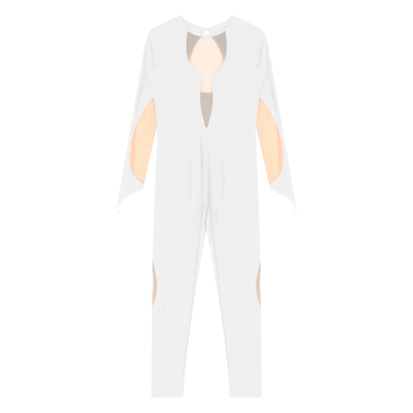Rhinestones Ballet Dance/Gymnastics Jumpsuit