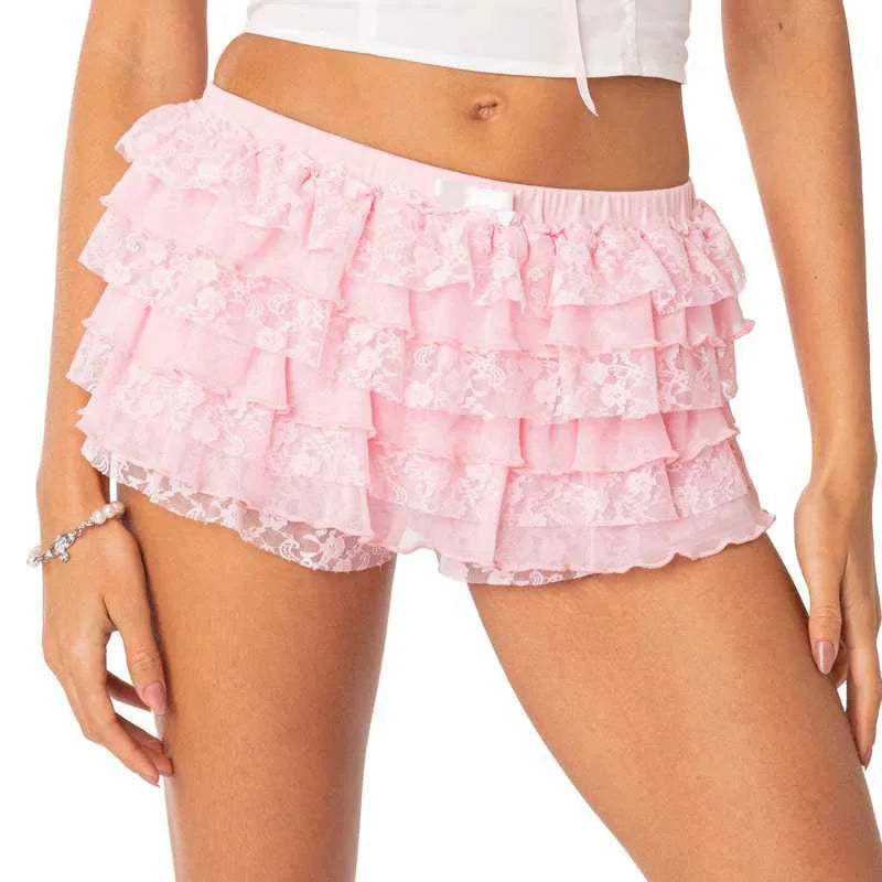 Vintage Frilly Lace Shorts