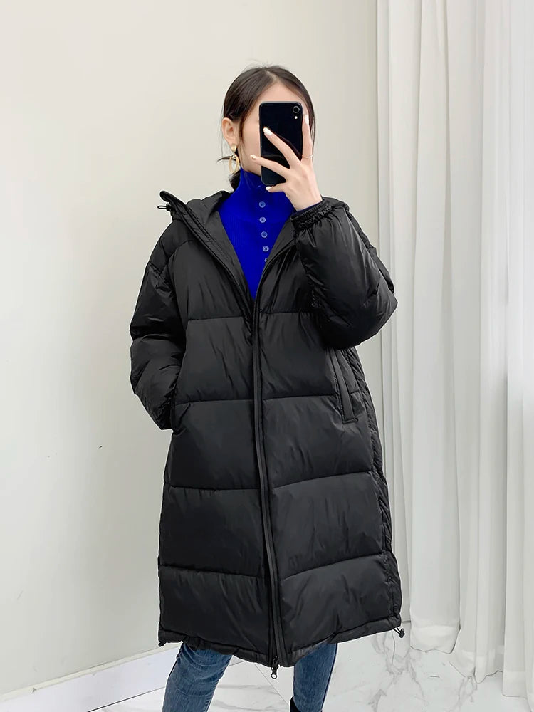 New Loose Thickened Long Parkas Winter Jacket