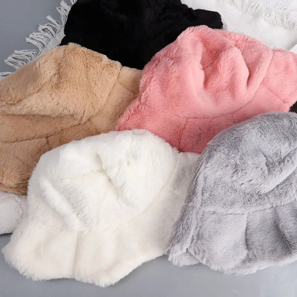 Faux Fur Bucket Hat