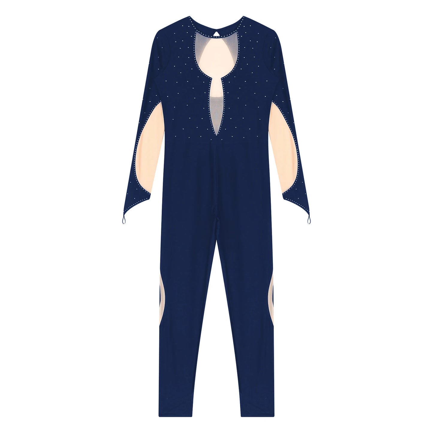 Rhinestones Ballet Dance/Gymnastics Jumpsuit