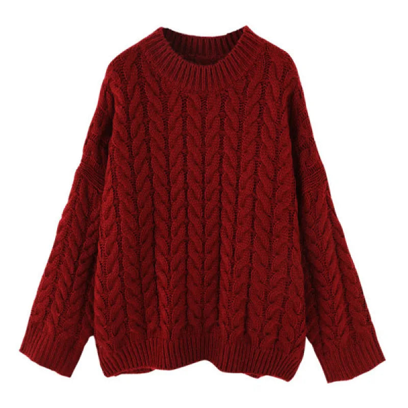 Lucky-Red Sweater Shirt + Pleated Mini Skirts - 1 Piece or Set