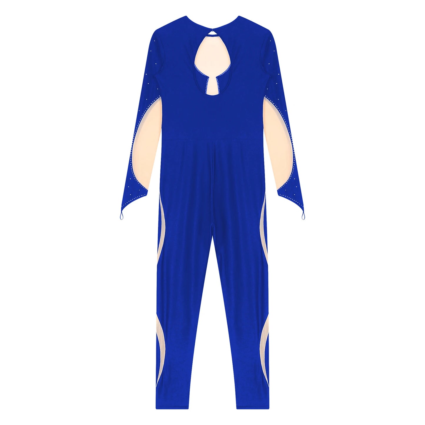 Rhinestones Ballet Dance/Gymnastics Jumpsuit