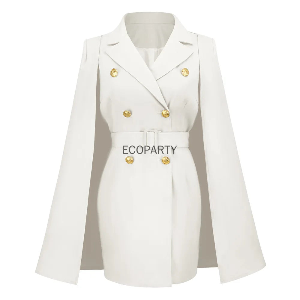 Casual Slim Cloak Suit