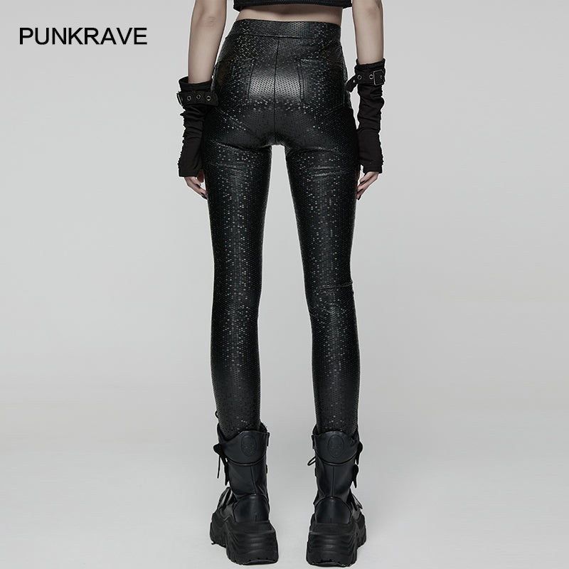 Punk Rave Ravenna Leggings – Black Prism Finish