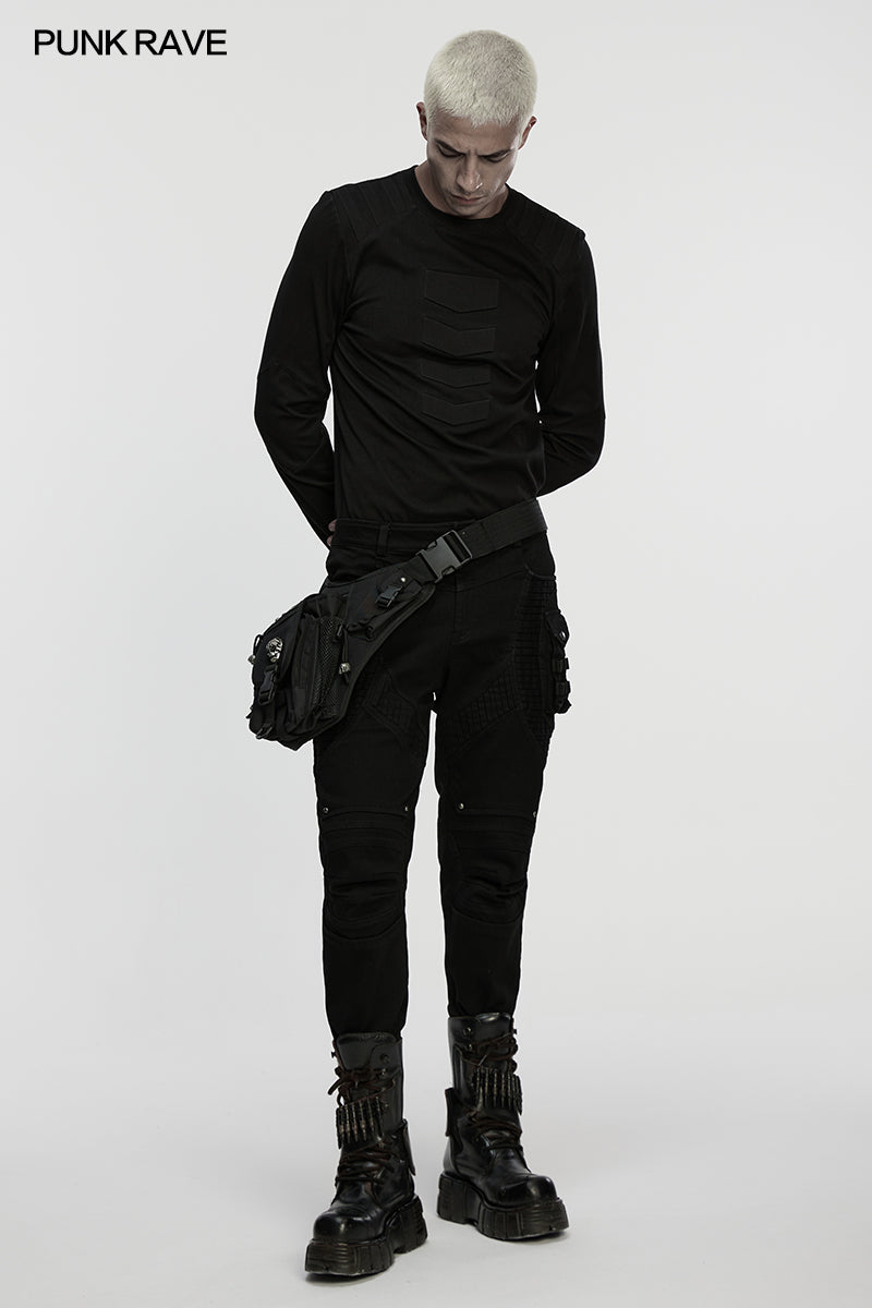 Techwear Skull Waist–Leg Bag