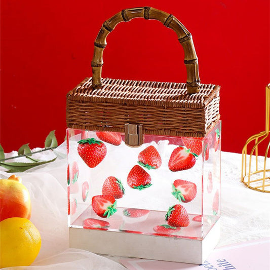 Ice-Crush Acrylic Luxury Evening Handbag