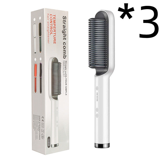 New 2-in-1 Hair Straightener -  Dual-Purpose Electric Hair Brush