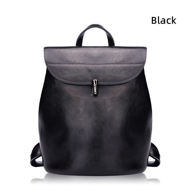 Women's Leather Backpack Crossbody Handbag