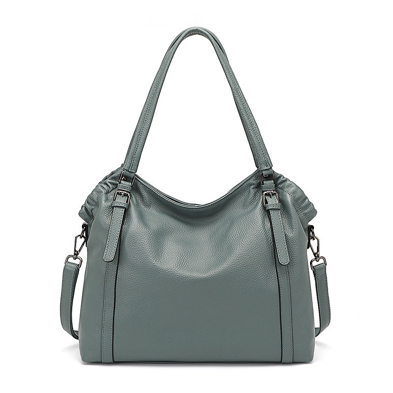 New-Style Simple Large-Capacity Leather Handbag For Women