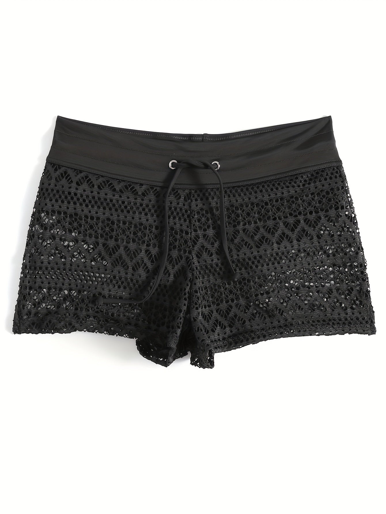 Contrast Mesh Swim Shorts