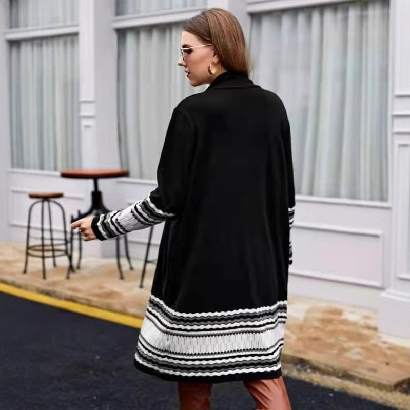 Large Size Women's Cardigan Jacket