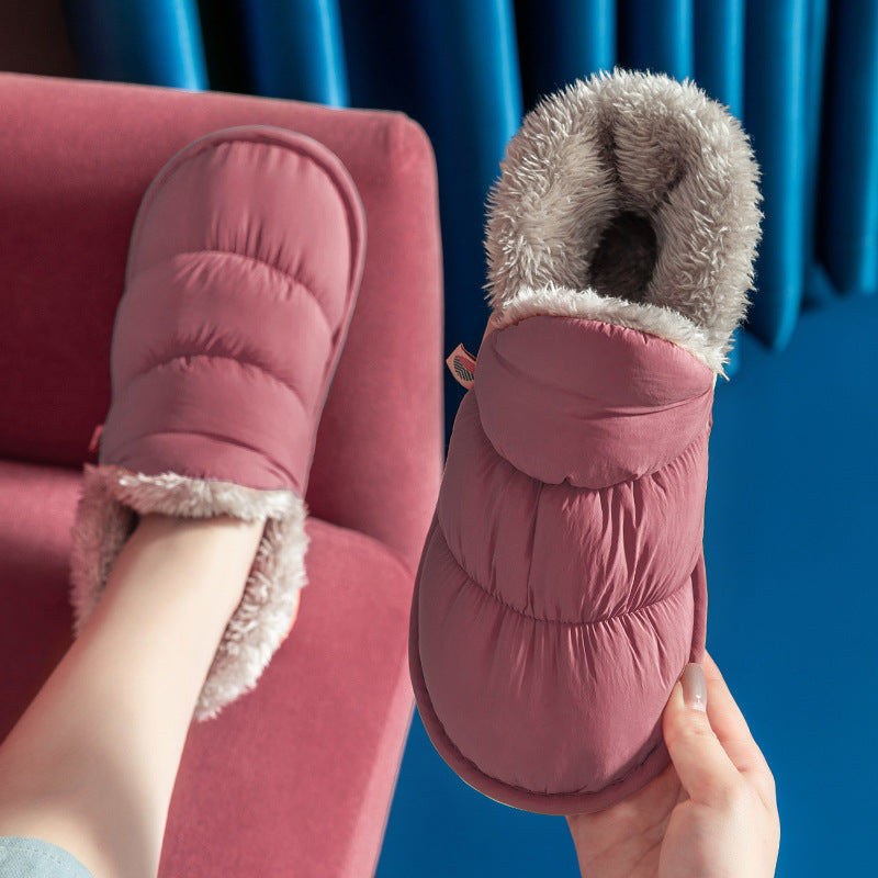 Thick Non-Slip Warm Cotton Slippers For Women