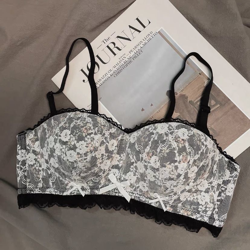 Sweet French Floral Lingerie Set