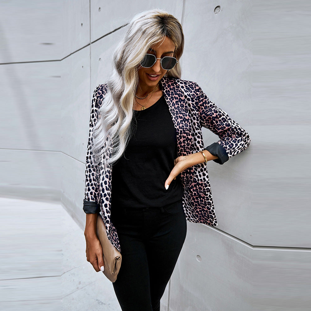 Leopard Print Small Jacket